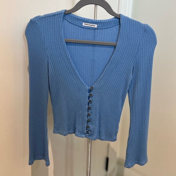 Reformation Gellar Knit Top - Picture 2 of 5